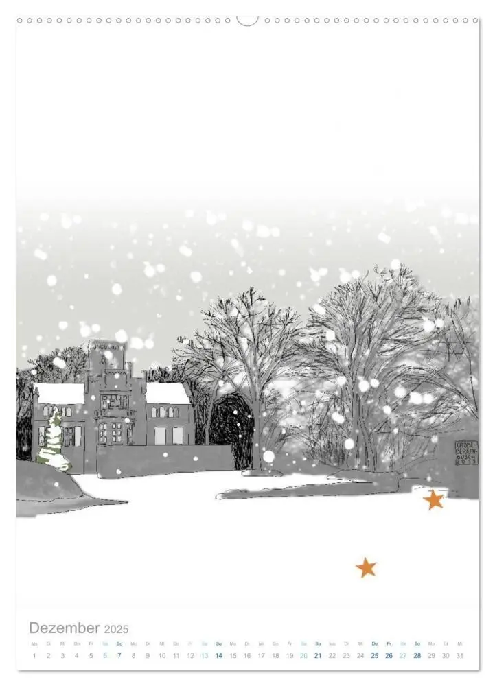 Bild: 9783457084175 | HATTINGEN GEZEICHNET (Wandkalender 2025 DIN A2 hoch), CALVENDO...