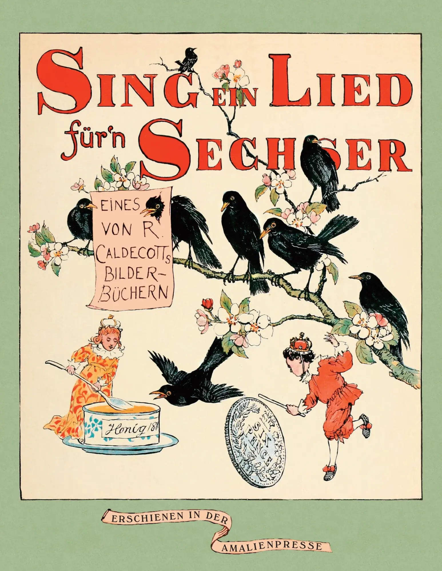 Cover: 9783939904175 | Sing ein Lied für'n Sechser! | Ein Bilderbuch aus dem Jahre 1878