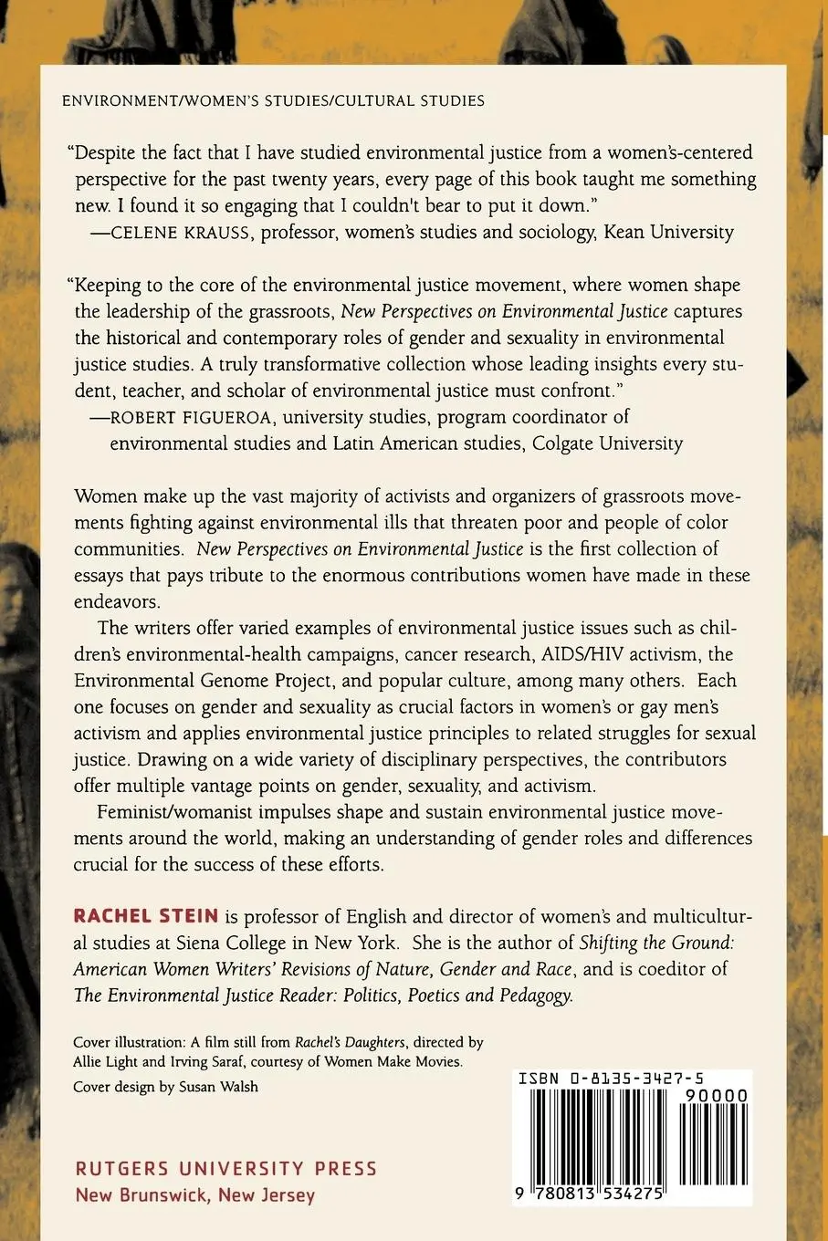 Rückseite: 9780813534275 | New Perspectives on Environmental Justice | Rachel Stein | Taschenbuch