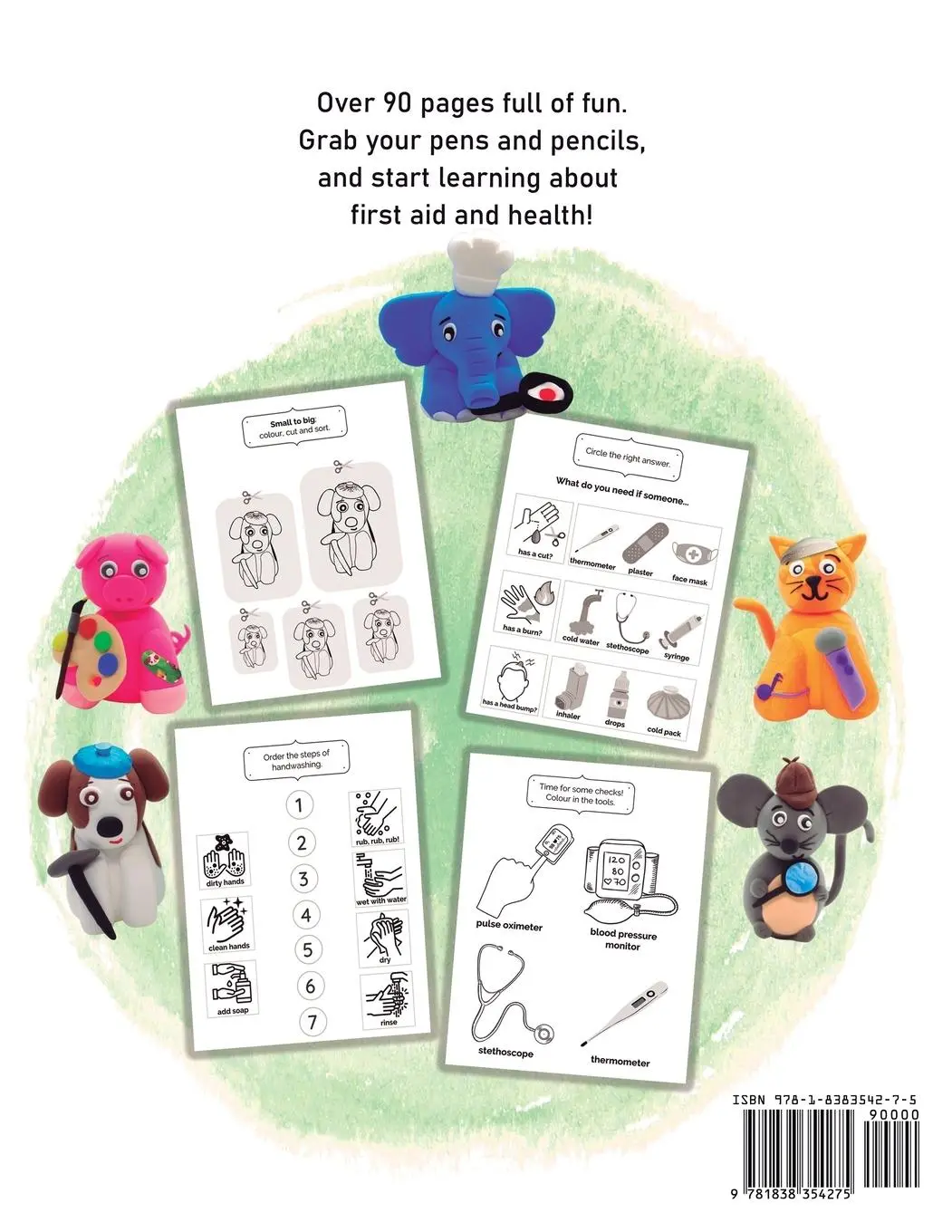 Rückseite: 9781838354275 | Nurse Bear Does First Aid Activity Book | Marta Almansa Esteva | Buch