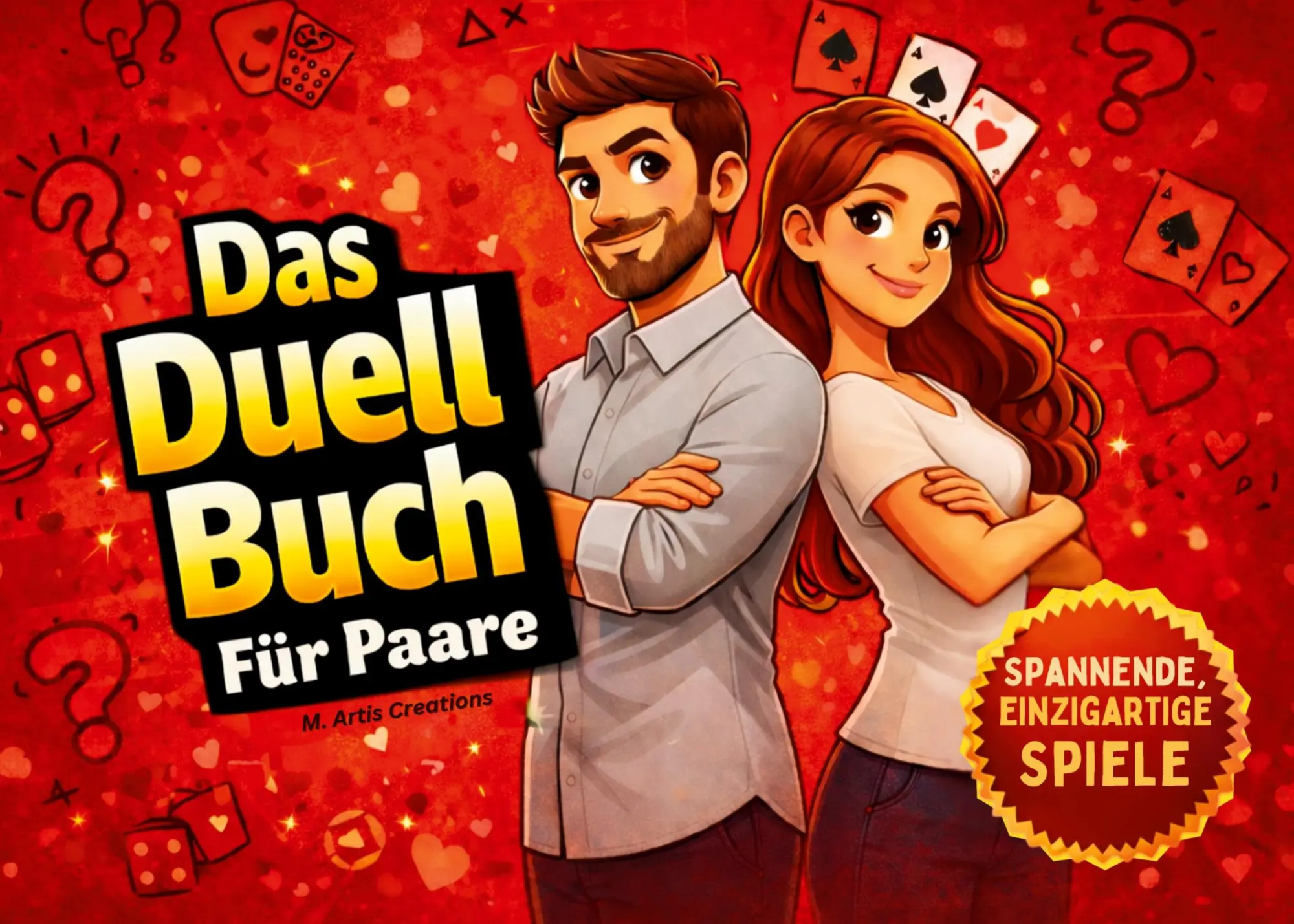 Cover: 9783819274275 | Das Duell-Buch für Paare | M. Artis Creations | Taschenbuch | 108 S.