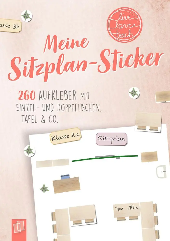 Cover: 9783834644275 | Meine Sitzplansticker "live - love - teach" | Ruhr | Broschüre | 2020