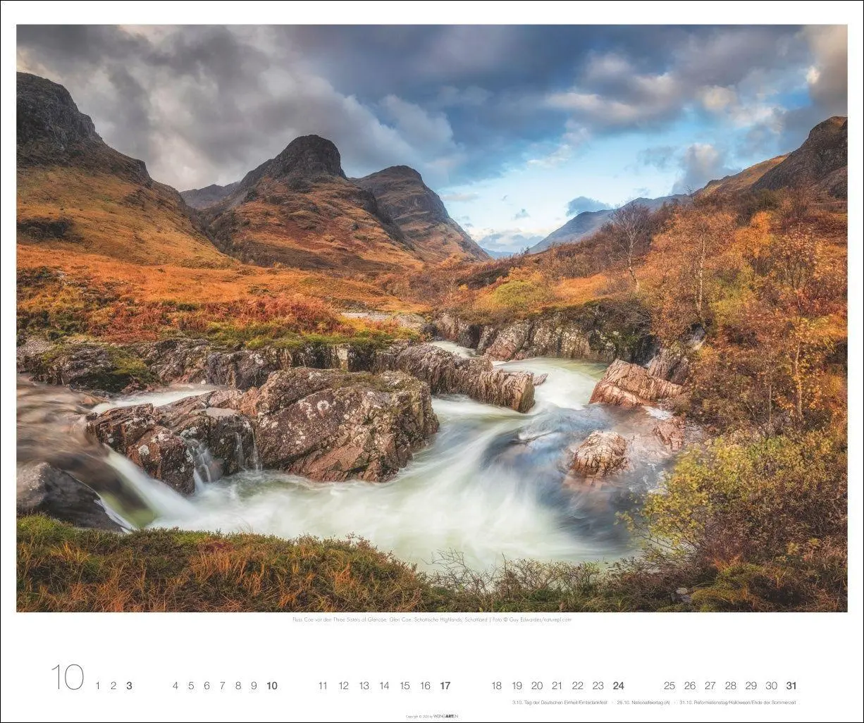 Bild: 9783839904275 | Magische Landschaften 2027 | Guy Edwardes | Kalender | Spiralbindung