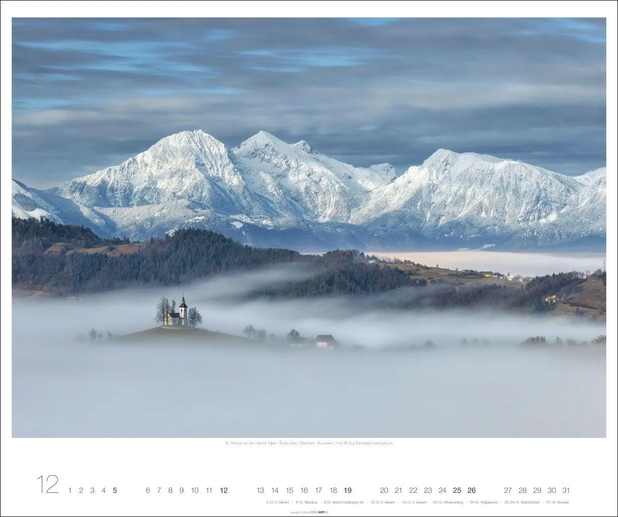 Bild: 9783839904275 | Magische Landschaften 2027 | Guy Edwardes | Kalender | Spiralbindung