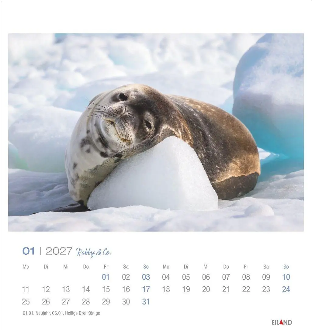 Bild: 9783964024275 | Robby &amp; Co. Postkartenkalender 2027 | Kalender | Spiralbindung | 13 S.
