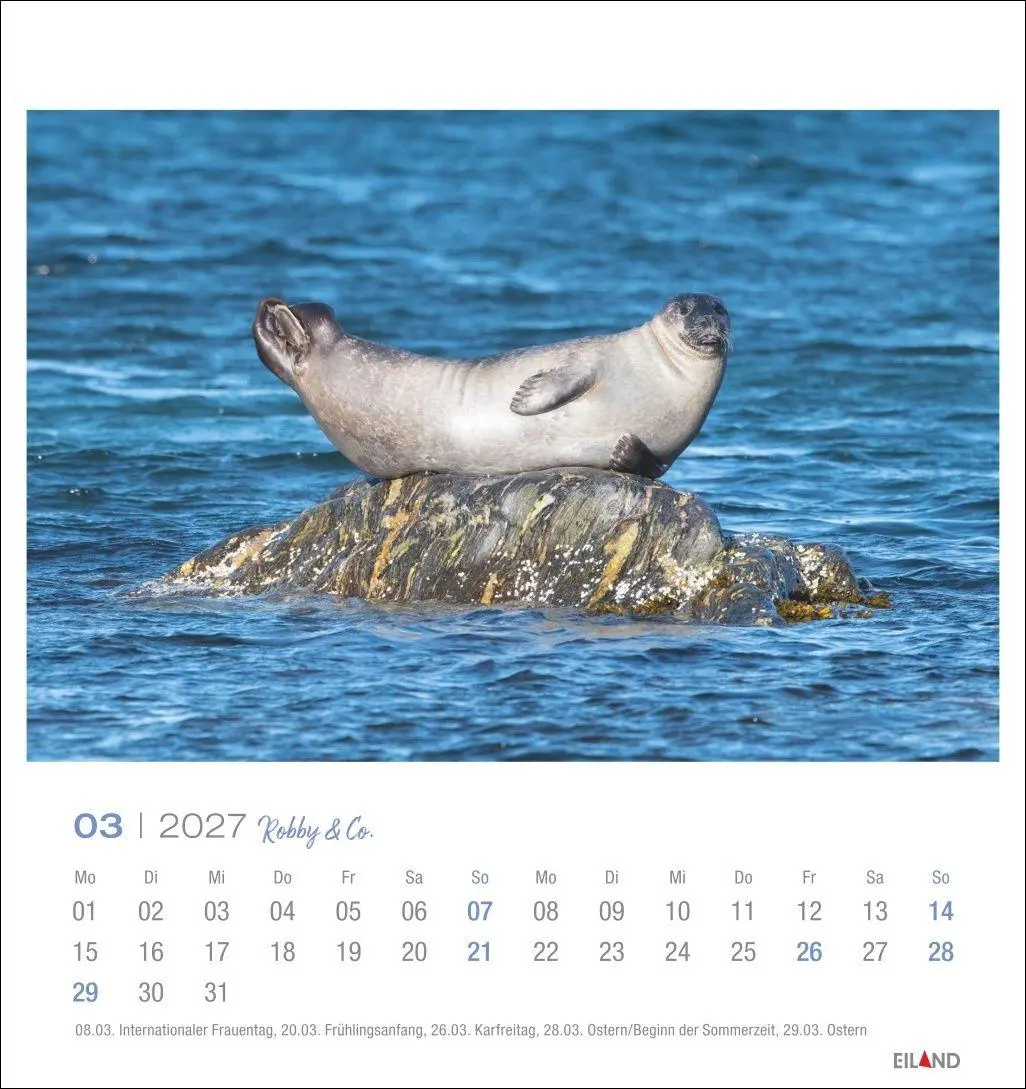 Bild: 9783964024275 | Robby &amp; Co. Postkartenkalender 2027 | Kalender | Spiralbindung | 13 S.