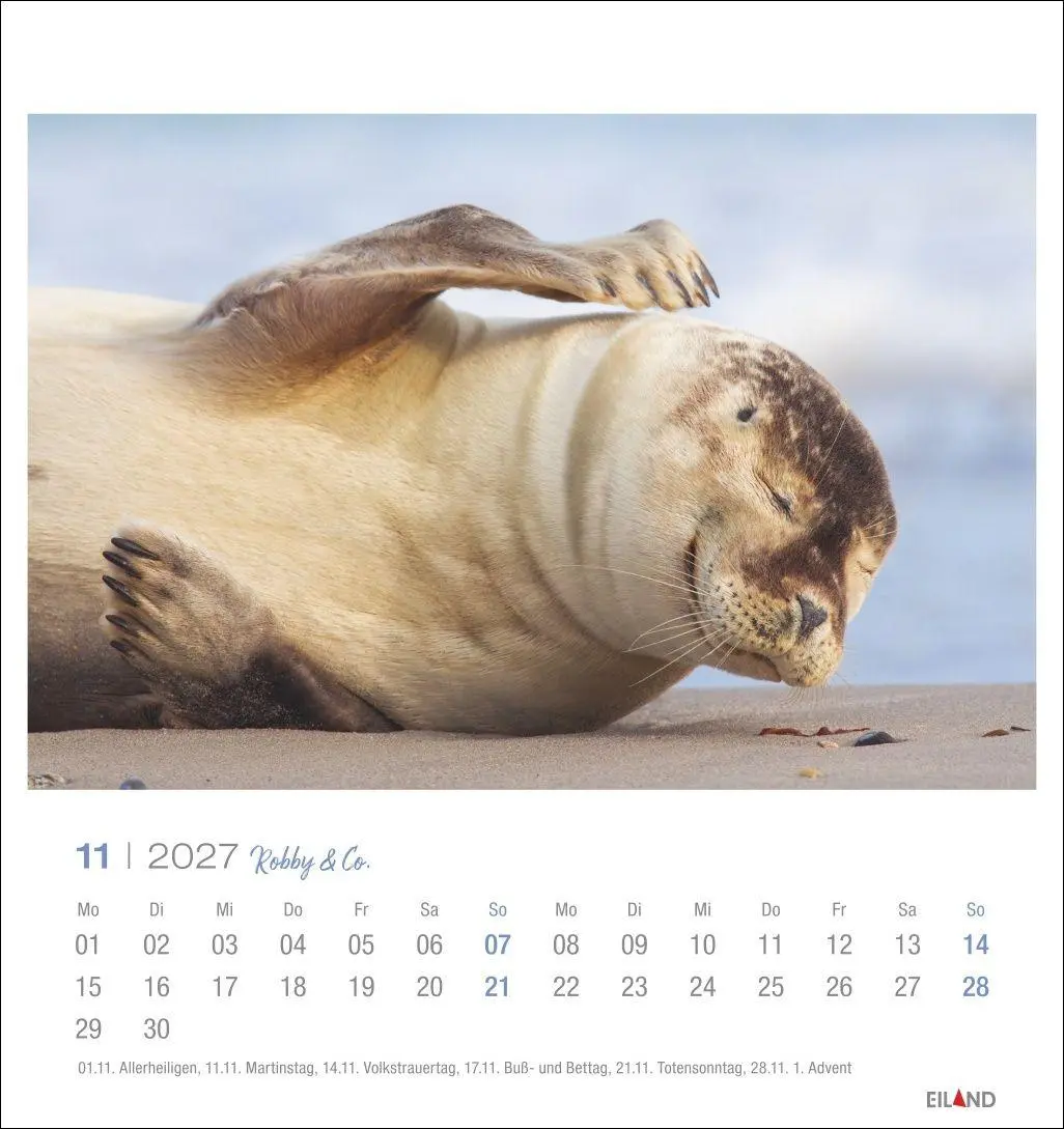 Bild: 9783964024275 | Robby &amp; Co. Postkartenkalender 2027 | Kalender | Spiralbindung | 13 S.