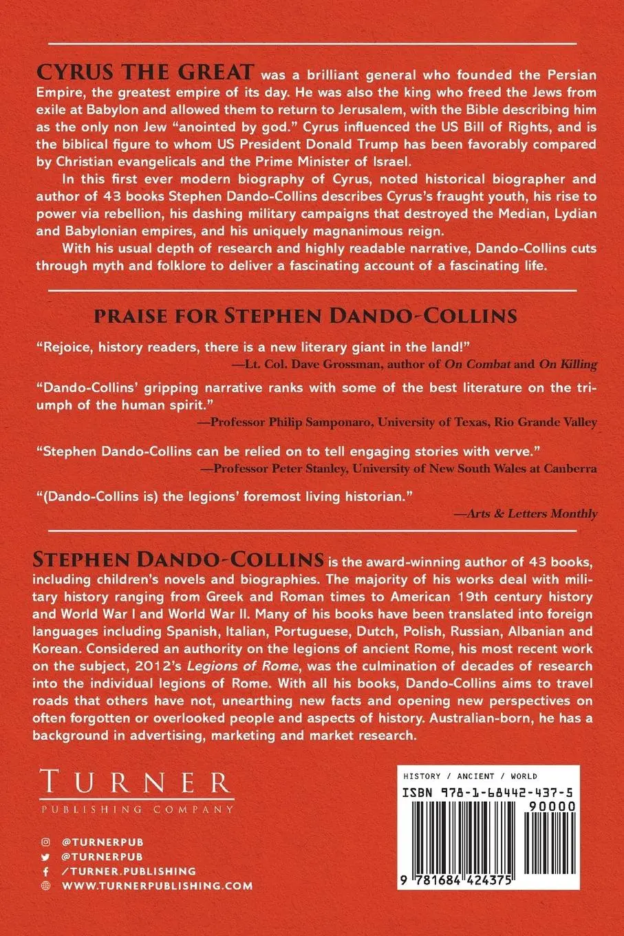 Rückseite: 9781684424375 | Cyrus The Great | Stephen Dando-Collins | Taschenbuch | Englisch