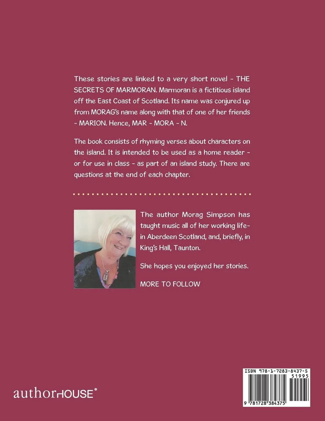 Rückseite: 9781728384375 | Kirsty Douglas and Friends on the Scottish Island of Marmoran | Buch