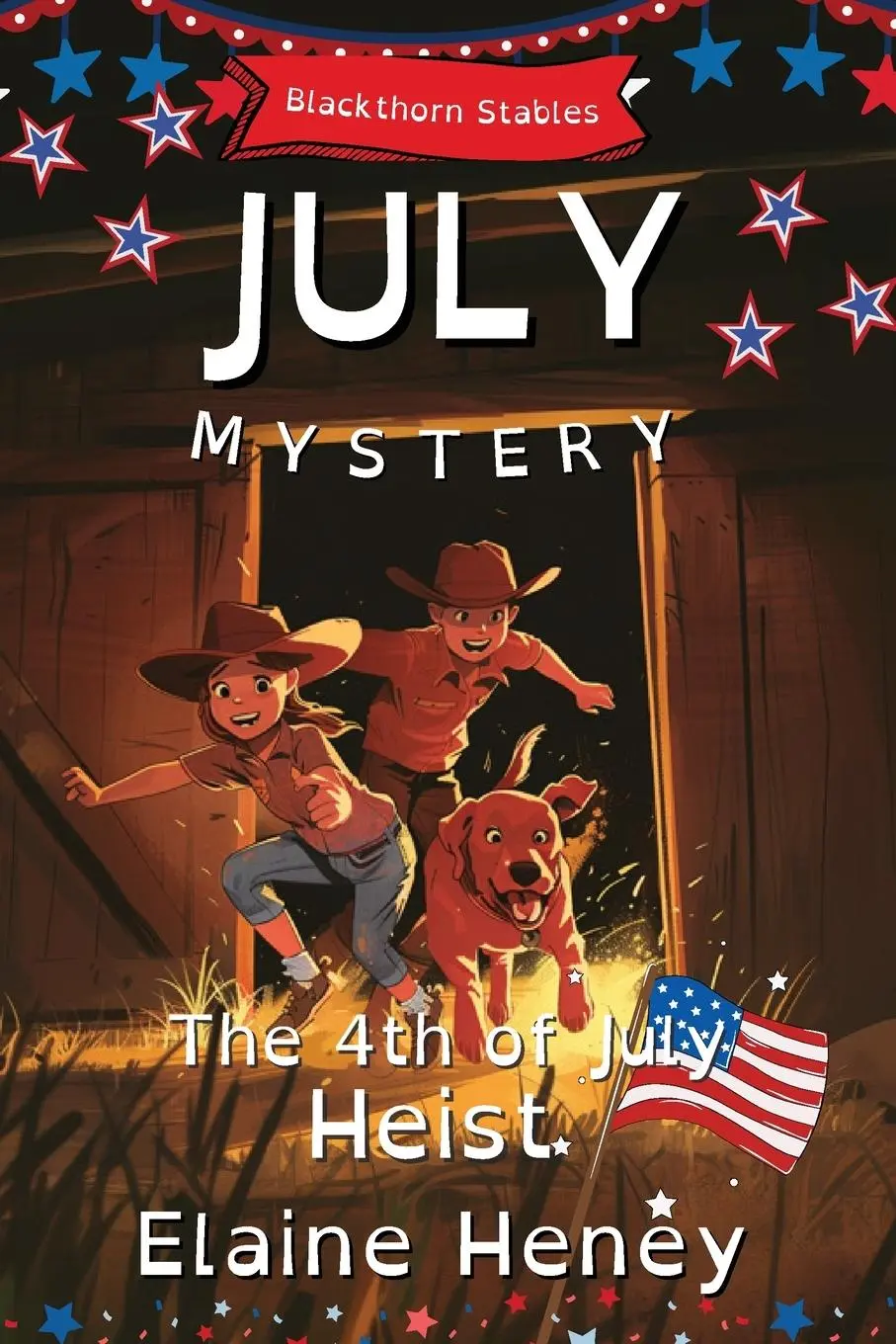 Cover: 9781917234375 | The 4th of July Heist Blackthorn Stables July Mystery - Dyslexia...