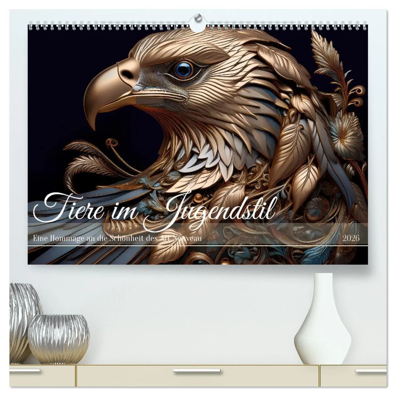 Cover: 9783457374375 | Tiere im Jugendstil - Eine Hommage an die Schönheit des Art Nouveau...
