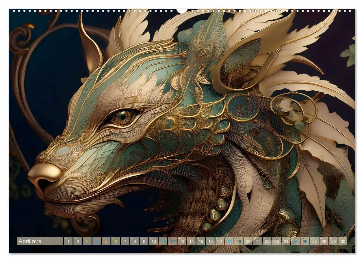 Bild: 9783457374375 | Tiere im Jugendstil - Eine Hommage an die Schönheit des Art Nouveau...