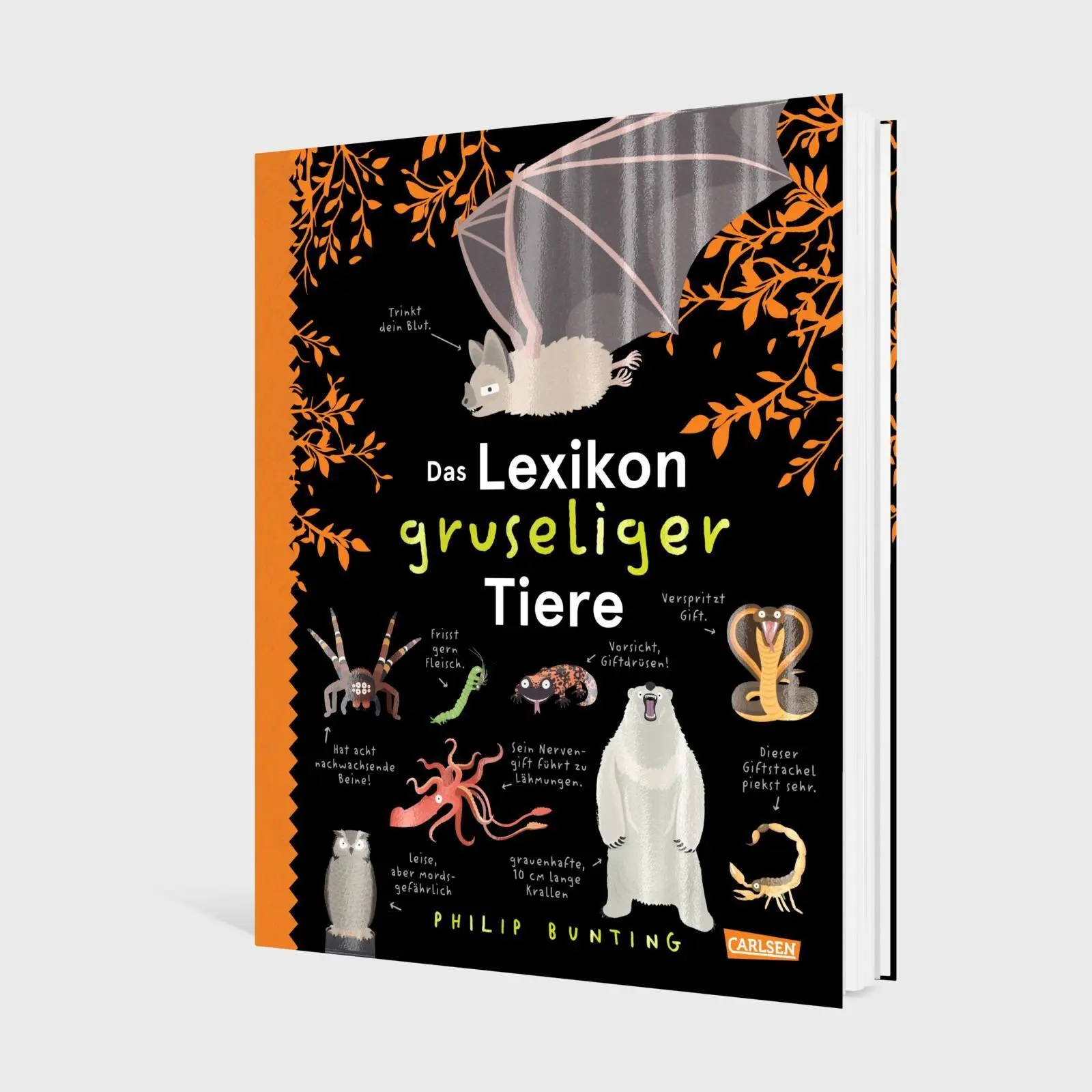 Bild: 9783551254375 | Das Lexikon gruseliger Tiere | Philip Bunting | Buch | 80 S. | Deutsch