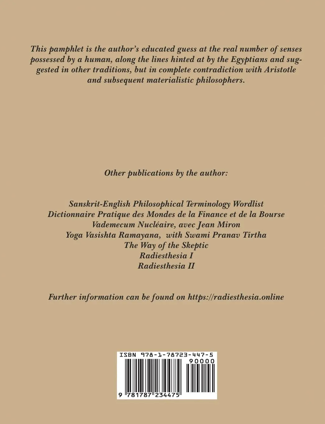 Rückseite: 9781787234475 | Radiesthesia III | Christopher Freeland | Taschenbuch | Englisch