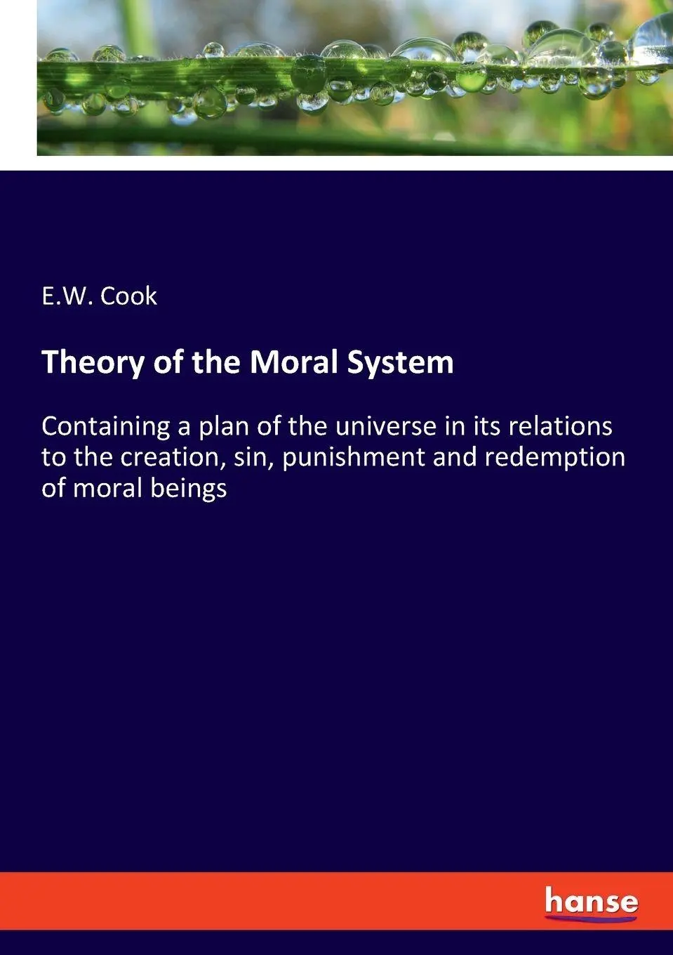 Theory of the Moral System: Containing a plan of the universe in its relations to the creation, sin, punishment and redemption of moral beings