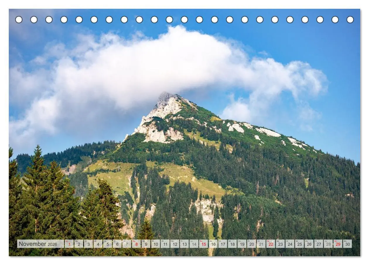 Bild: 9783457294475 | Urlaub im Tannheimer Tal (Tischkalender 2026 DIN A5 quer), CALVENDO...