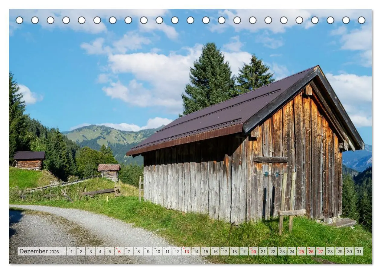 Bild: 9783457294475 | Urlaub im Tannheimer Tal (Tischkalender 2026 DIN A5 quer), CALVENDO...