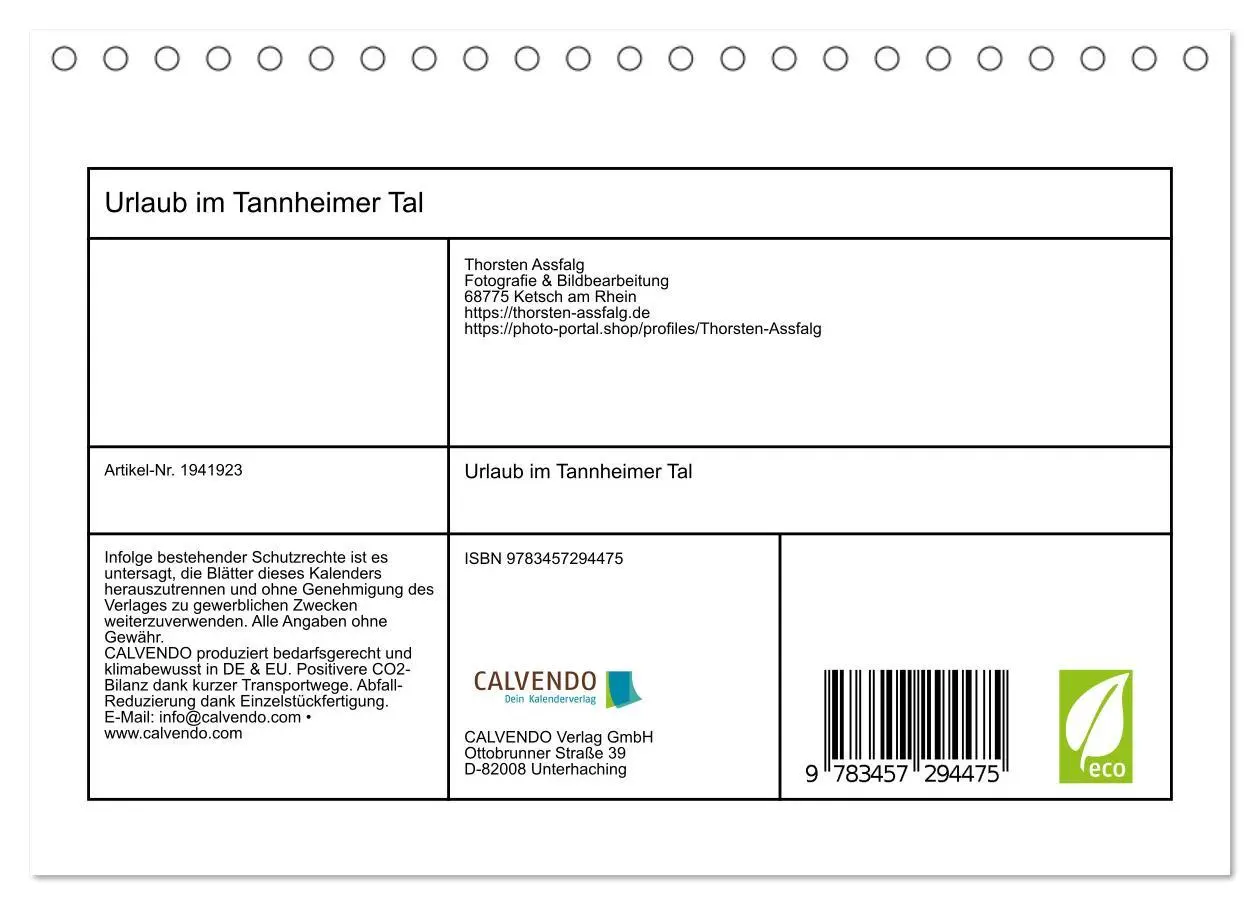 Bild: 9783457294475 | Urlaub im Tannheimer Tal (Tischkalender 2026 DIN A5 quer), CALVENDO...
