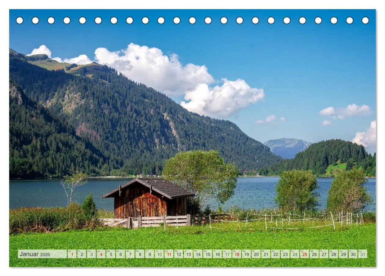 Bild: 9783457294475 | Urlaub im Tannheimer Tal (Tischkalender 2026 DIN A5 quer), CALVENDO...
