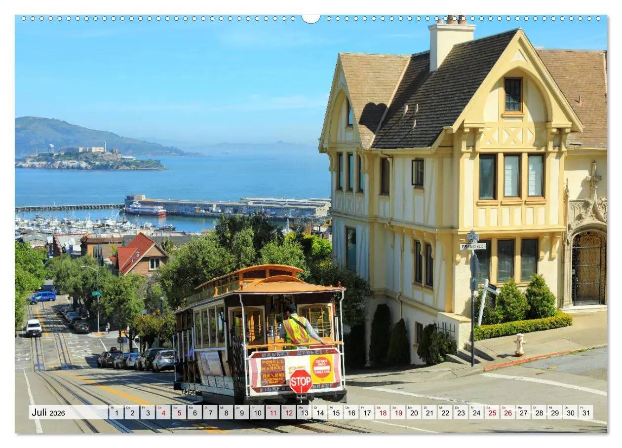 Bild: 9783457674475 | San Francisco - City on the Bay (Wandkalender 2026 DIN A2 quer),...