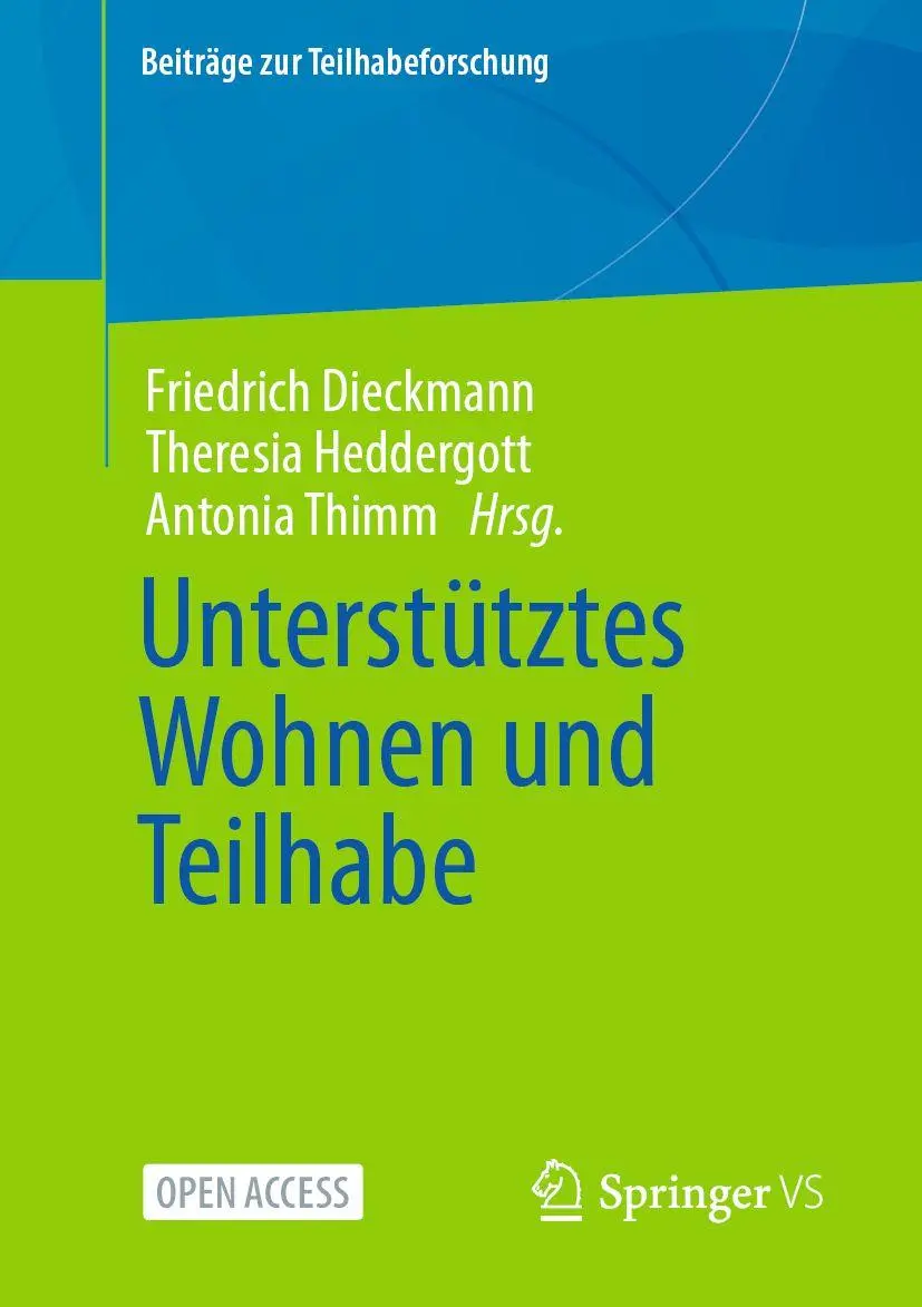 Cover: 9783658404475 | Unterstütztes Wohnen und Teilhabe | Friedrich Dieckmann (u. a.) | Buch