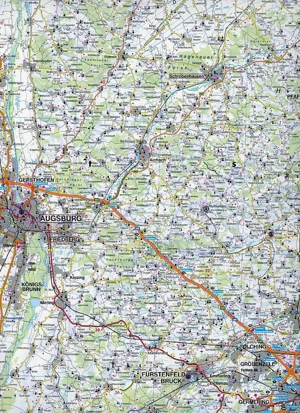 Bild: 9783707904475 | Deutschland 01 Bayern 1. Süd, Mitte 1 : 200 000. Autokarte | Deutsch
