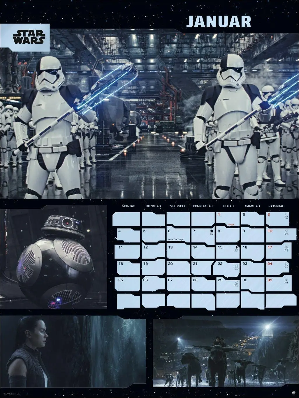 Bild: 9783756414475 | Star Wars Broschur XL Kalender 2027 | Heye | Kalender | 28 S. | 2027