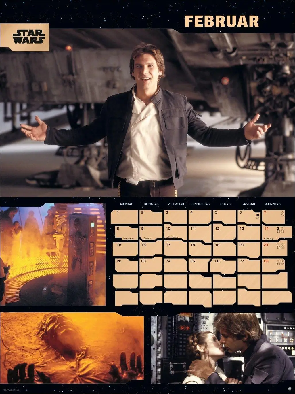 Bild: 9783756414475 | Star Wars Broschur XL Kalender 2027 | Heye | Kalender | 28 S. | 2027