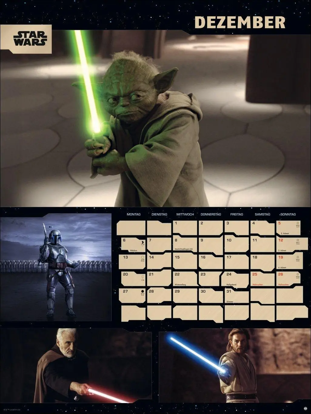 Bild: 9783756414475 | Star Wars Broschur XL Kalender 2027 | Heye | Kalender | 28 S. | 2027