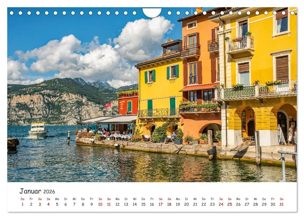 Bild: 9783457354575 | Malcesine am Gardasee (Wandkalender 2026 DIN A4 quer), CALVENDO...