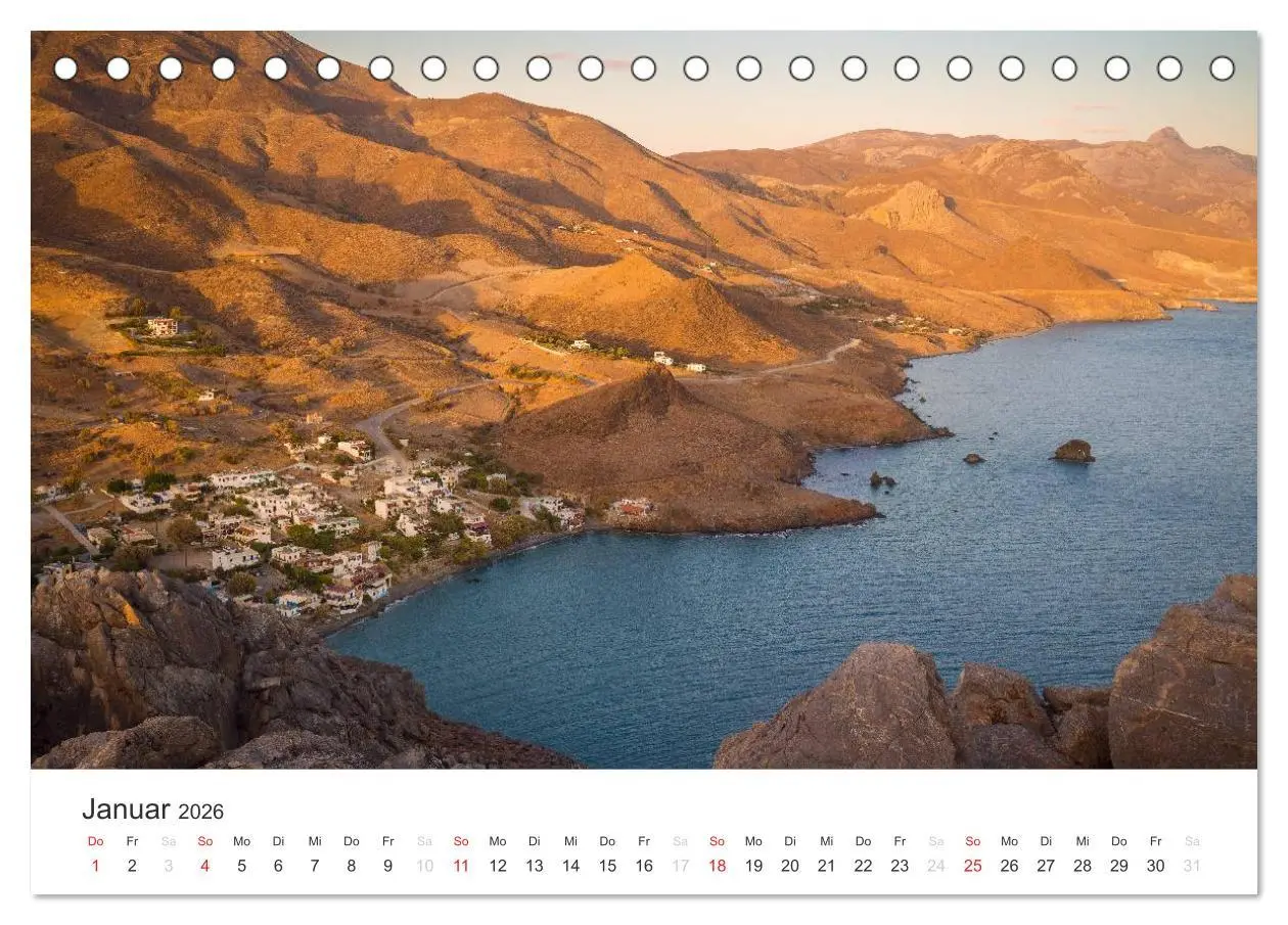 Bild: 9783516204575 | Kreta. Im Süden (Tischkalender 2026 DIN A5 quer), CALVENDO...