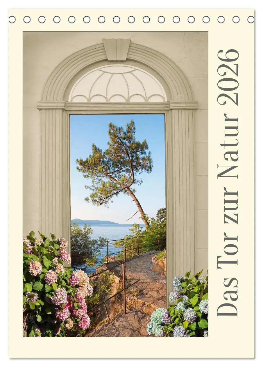 Cover: 9783516444575 | Das Tor zur Natur 2026 (Tischkalender 2026 DIN A5 hoch), CALVENDO...