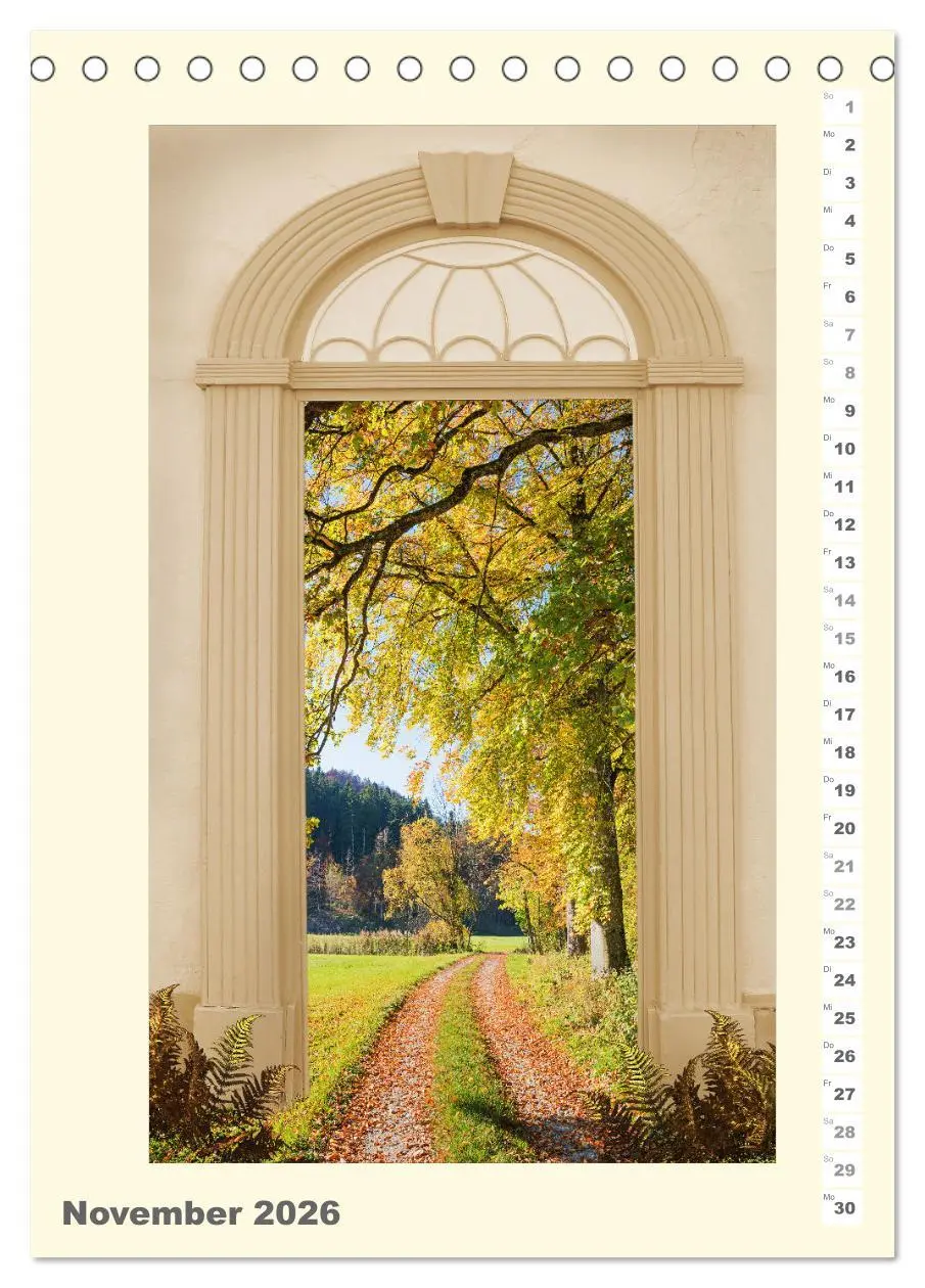 Bild: 9783516444575 | Das Tor zur Natur 2026 (Tischkalender 2026 DIN A5 hoch), CALVENDO...