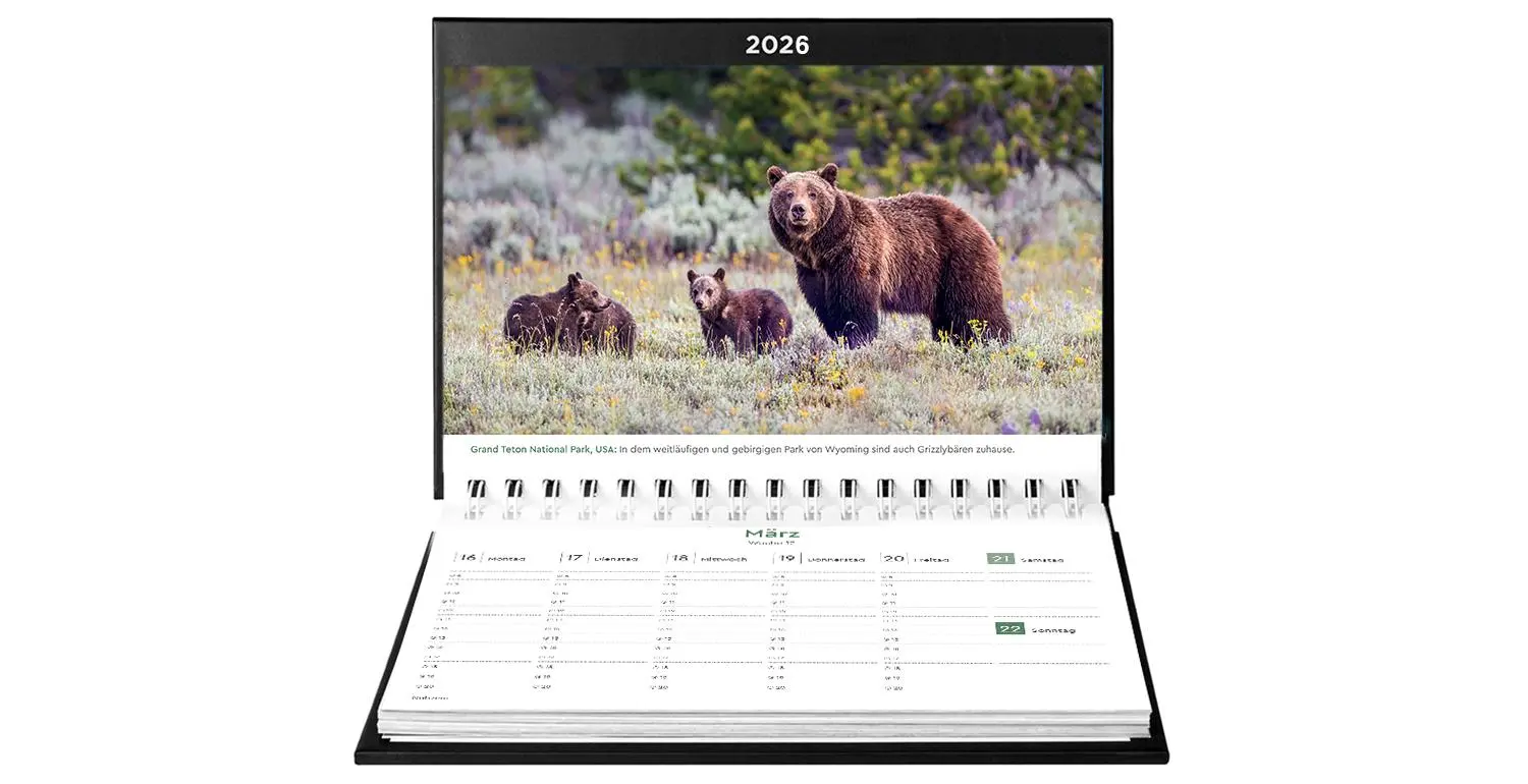 Bild: 9783965914575 | Naturparadiese - KUNTH Tischkalender 2026 | Kalender | 54 S. | Deutsch