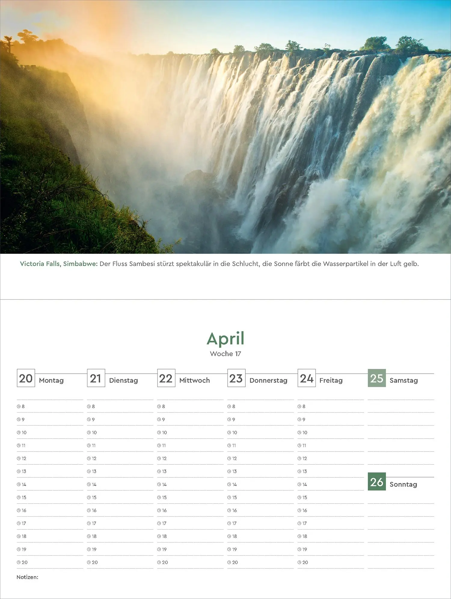 Bild: 9783965914575 | Naturparadiese - KUNTH Tischkalender 2026 | Kalender | 54 S. | Deutsch