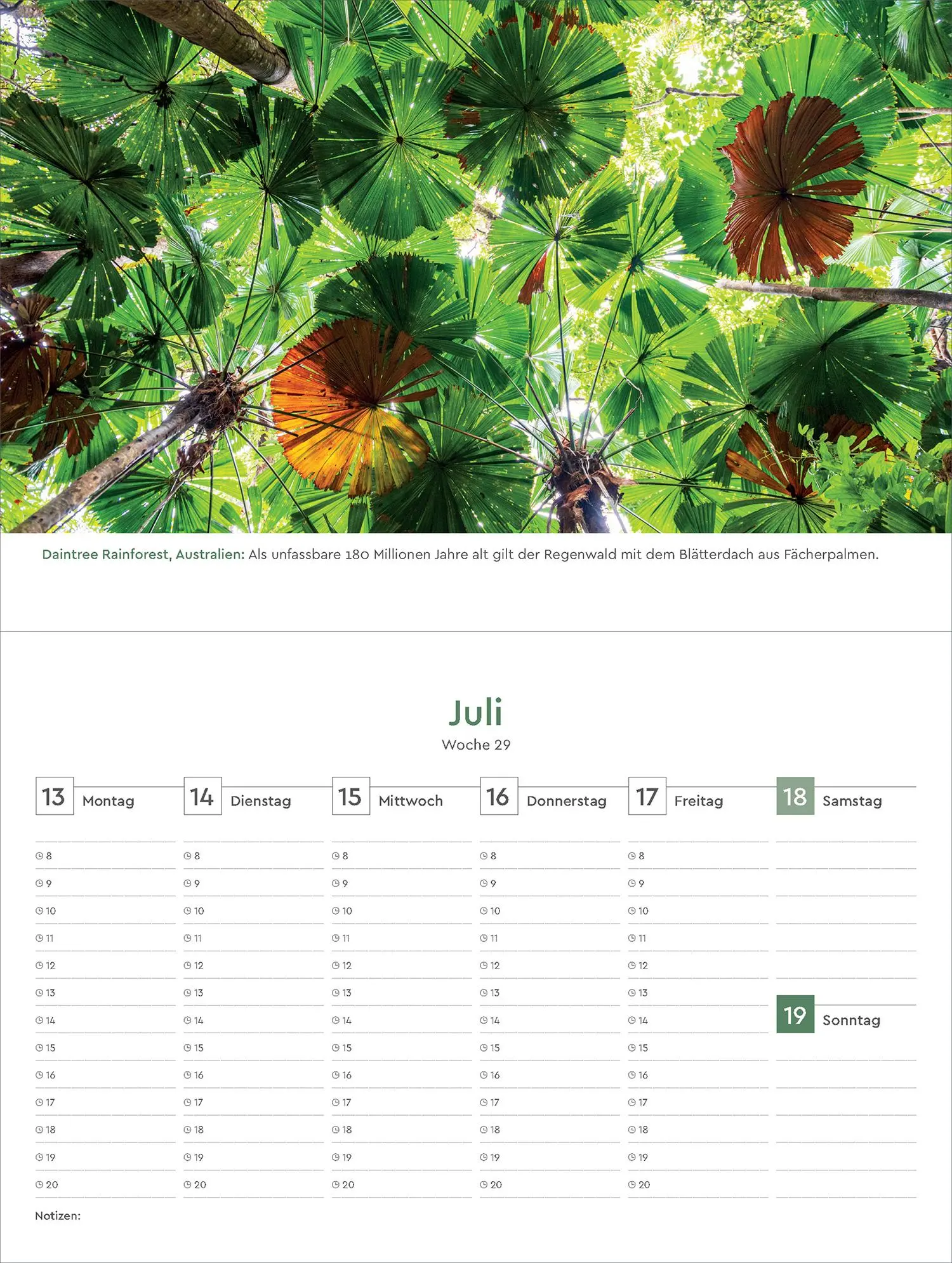 Bild: 9783965914575 | Naturparadiese - KUNTH Tischkalender 2026 | Kalender | 54 S. | Deutsch