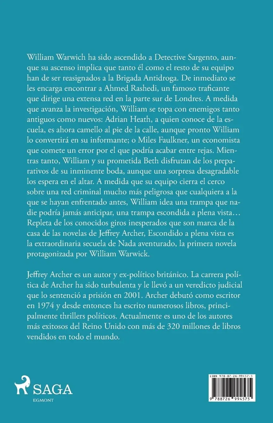 Rückseite: 9788726994575 | A simple vista | Jeffrey Archer | Taschenbuch | Spanisch | 2021
