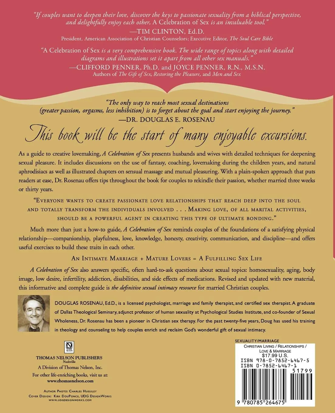 Rückseite: 9780785264675 | A Celebration of Sex | Douglas E. Rosenau | Taschenbuch | Englisch