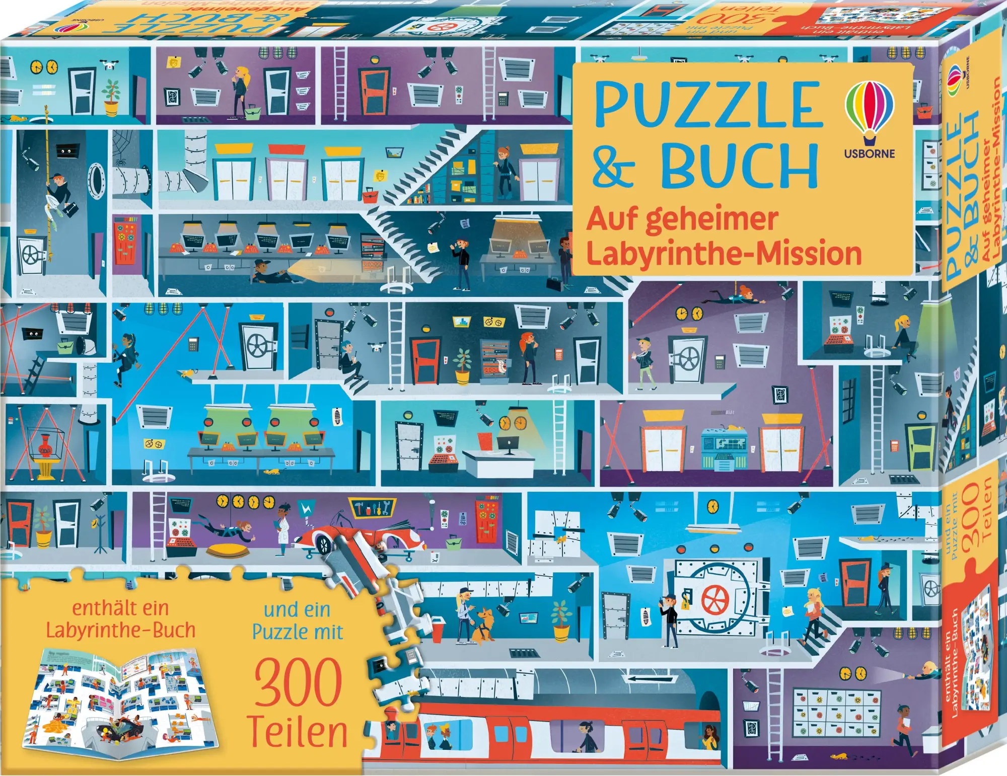 Cover: 9781035704675 | Puzzle &amp; Buch: Auf geheimer Labyrinthe-Mission | Kate Nolan (u. a.)