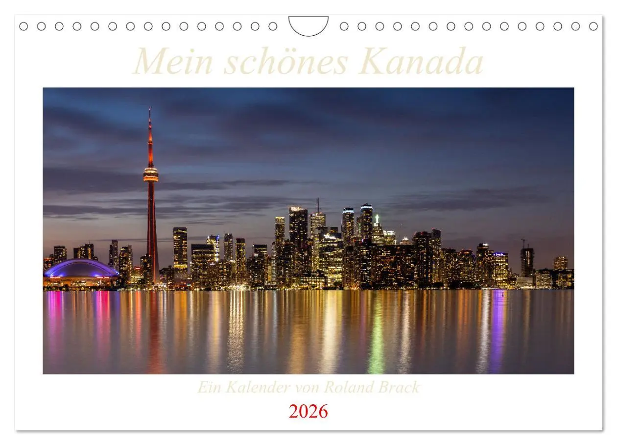 Cover: 9783457654675 | Mein schönes Kanada (Wandkalender 2026 DIN A4 quer), CALVENDO...