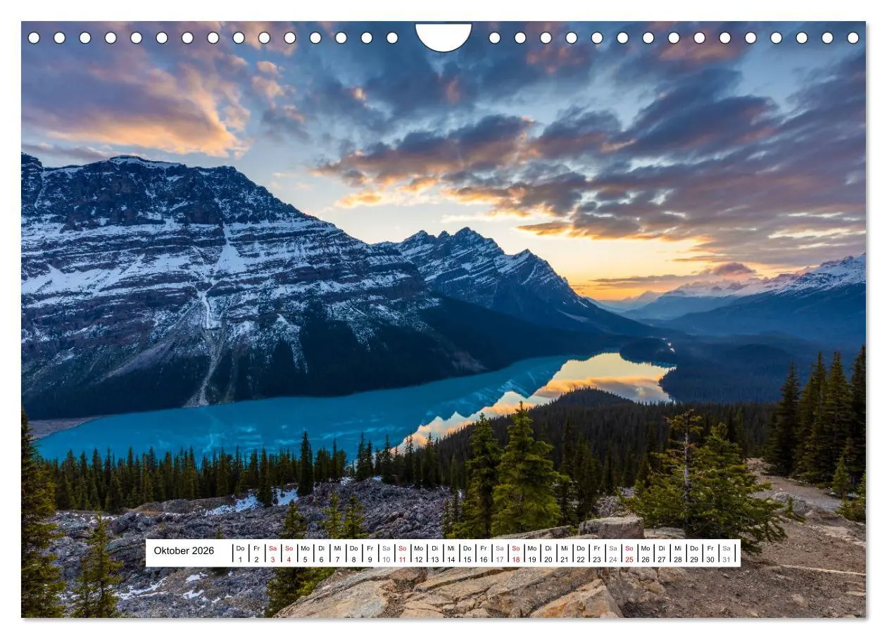 Bild: 9783457654675 | Mein schönes Kanada (Wandkalender 2026 DIN A4 quer), CALVENDO...