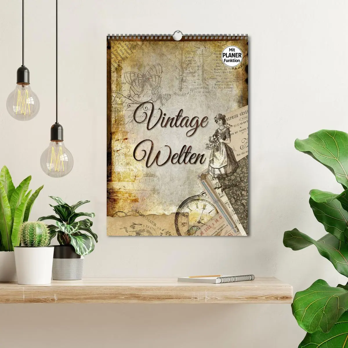 Bild: 9783516434675 | Vintage Welten (Wandkalender 2026 DIN A3 hoch), CALVENDO...