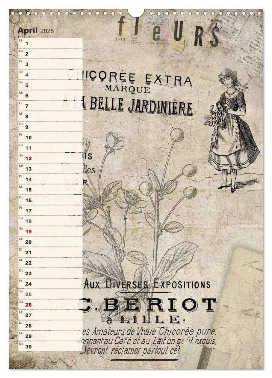 Bild: 9783516434675 | Vintage Welten (Wandkalender 2026 DIN A3 hoch), CALVENDO...
