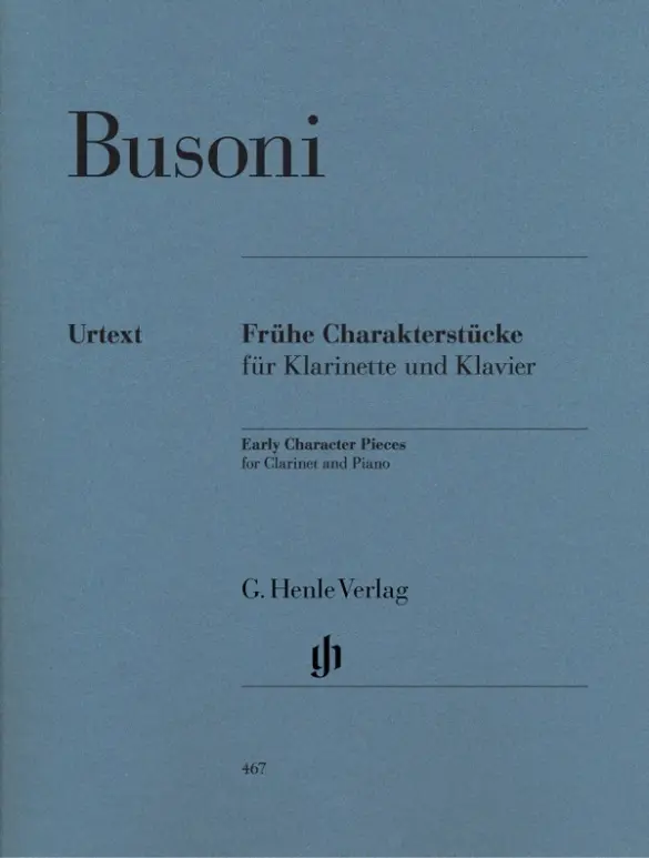 Cover: 9790201804675 | Ferruccio Busoni - Frühe Charakterstücke für Klarinette und Klavier...