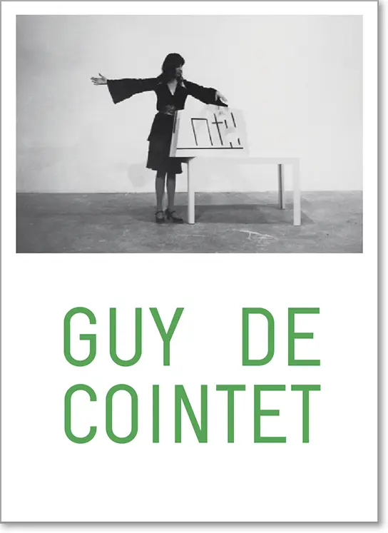 Cover: 9783037644775 | Guy de Cointet | Gerard Wajcman | 2016 | JRP Ringier