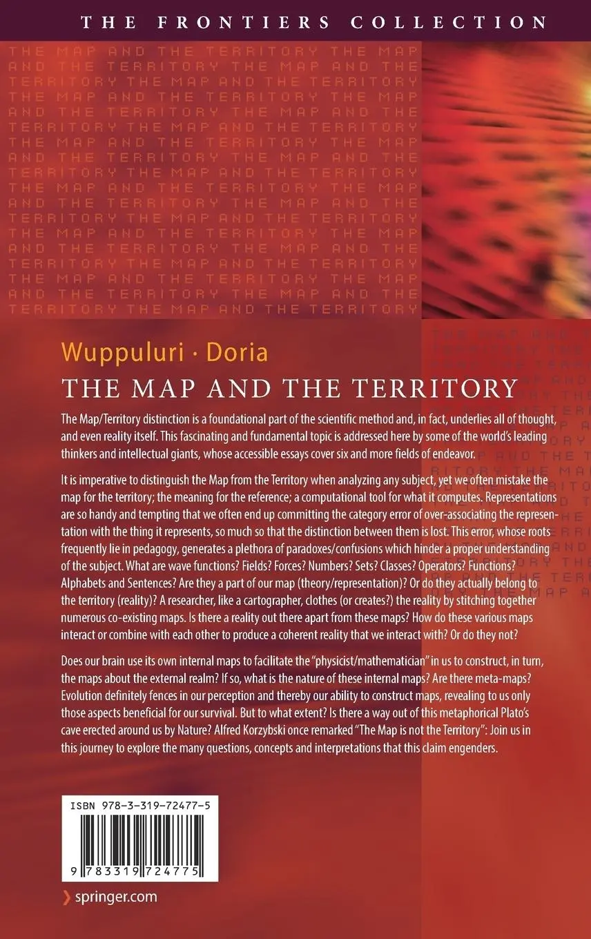 Rückseite: 9783319724775 | The Map and the Territory | Francisco Antonio Doria (u. a.) | Buch