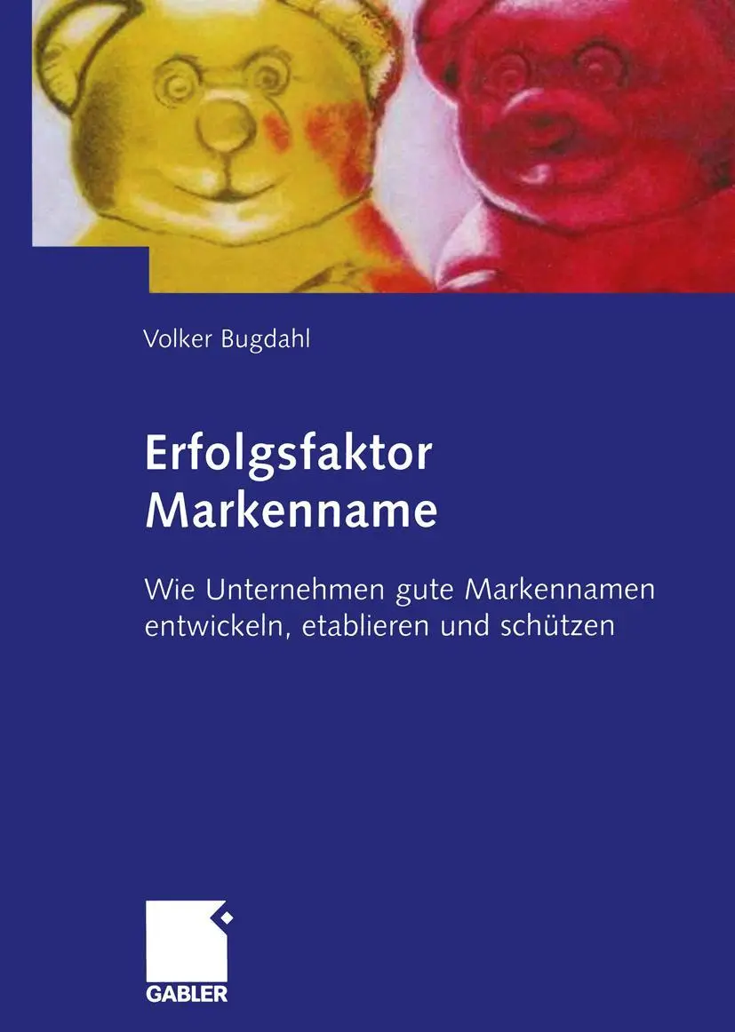 Cover: 9783322834775 | Erfolgsfaktor Markenname | Volker Bugdahl | Taschenbuch | 178 S.