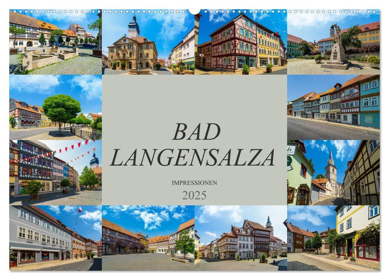Cover: 9783435314775 | Bad Langensalza Impressionen (Wandkalender 2025 DIN A2 quer),...