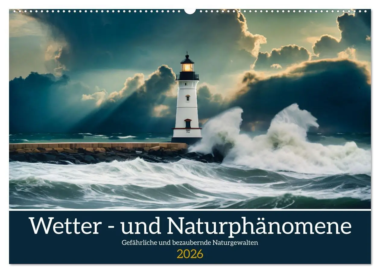 Cover: 9783457264775 | Wetter- und Naturphänomene (Wandkalender 2026 DIN A2 quer),...
