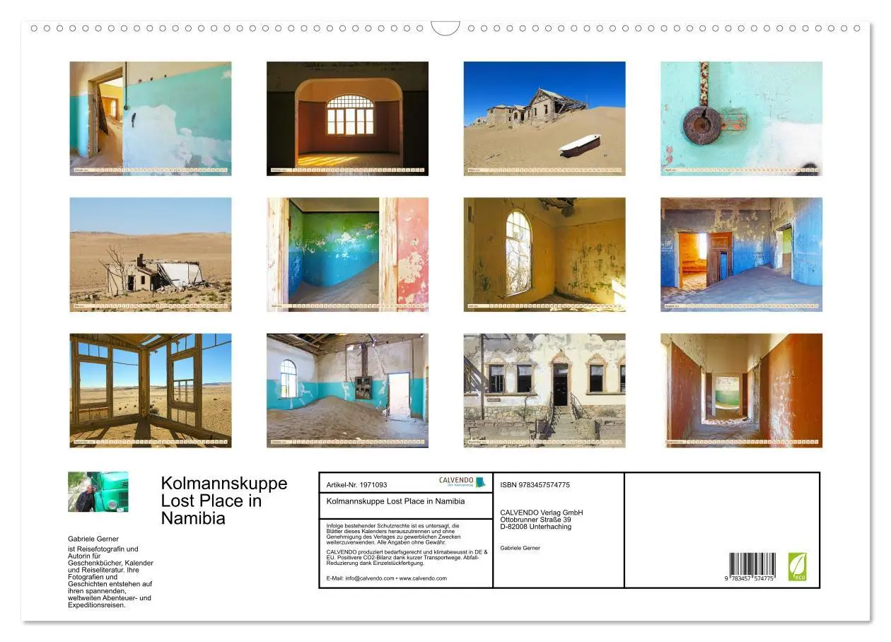 Bild: 9783457574775 | Kolmannskuppe Lost Place in Namibia (Wandkalender 2026 DIN A2...